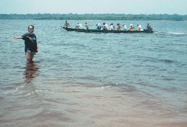 Karen and canoe